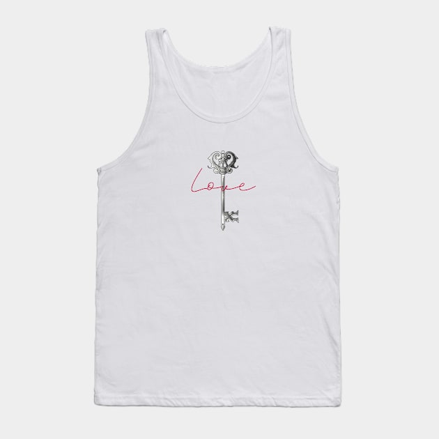 Love is the key Tank Top by Blacklinesw9